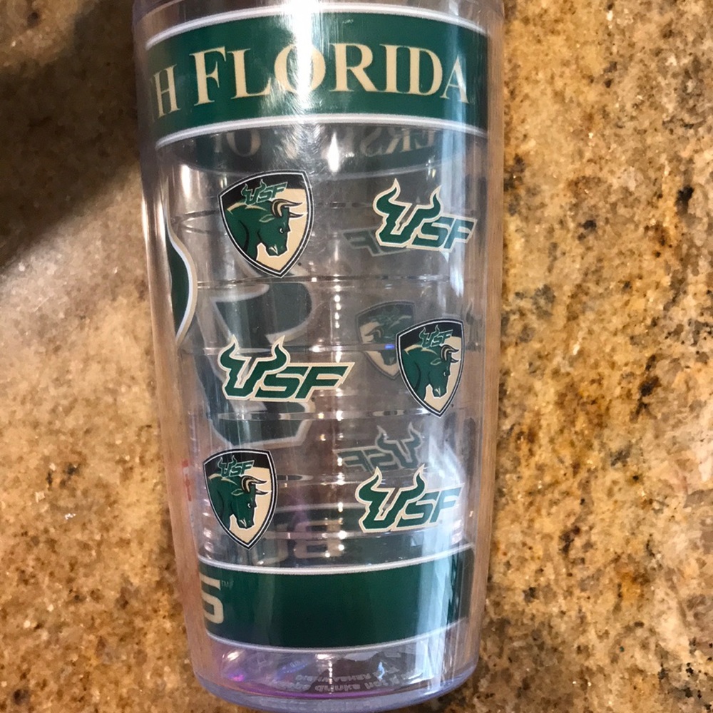 💚💛 NWT USF BULLS TERVIS University of South FL - Picture 2 of 3